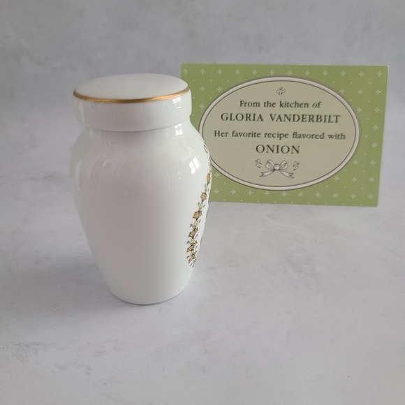 Vintage Franklin Mint Spice Jar - Gloria Concepts Inc - 1985 - Onion - Picture 4 of 8